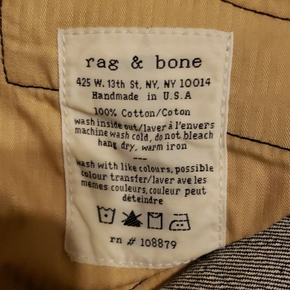 Rag & Bone Jean's 33x33 - Picture 6 of 6